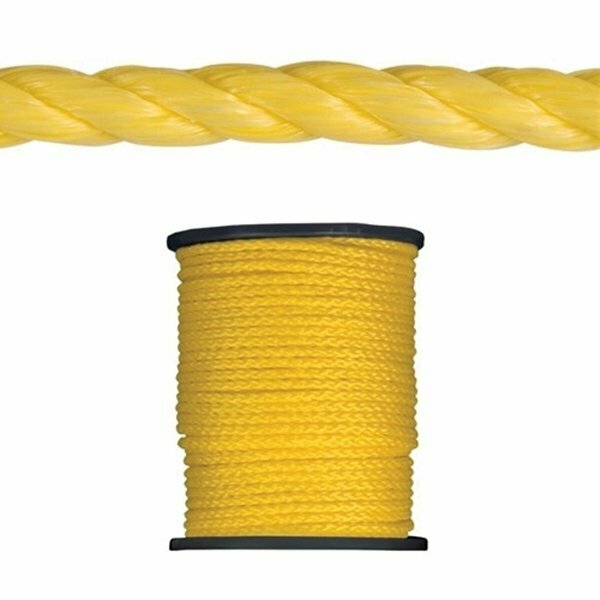 Ben-Mor Cables Rope Twstd Yel Polyp 3/16x50ft 60140